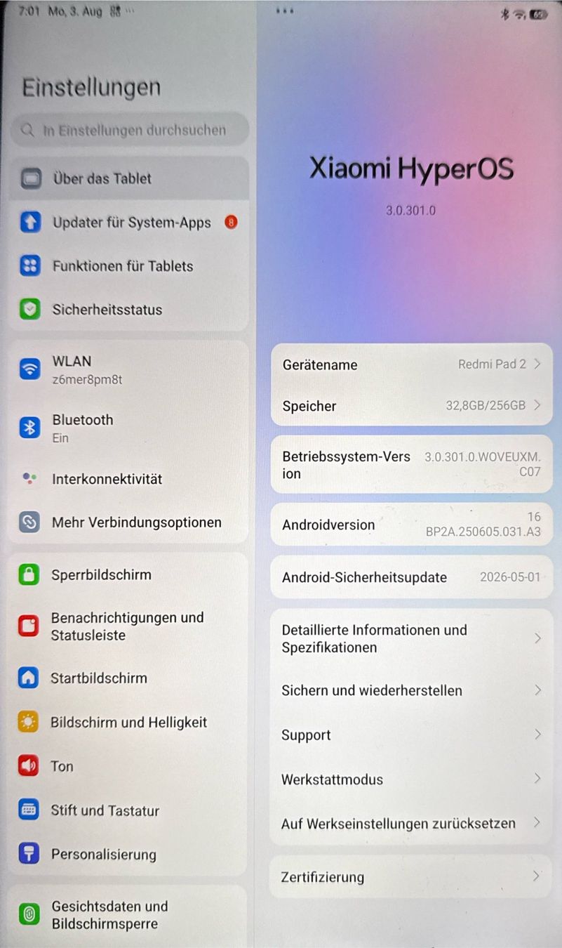 Xiaomi Tablet PC: Xiaomi Redmi Pad 2 Tablet 256GB neuwertig – Gebraucht aus Biel/Bienne von Chaco 1