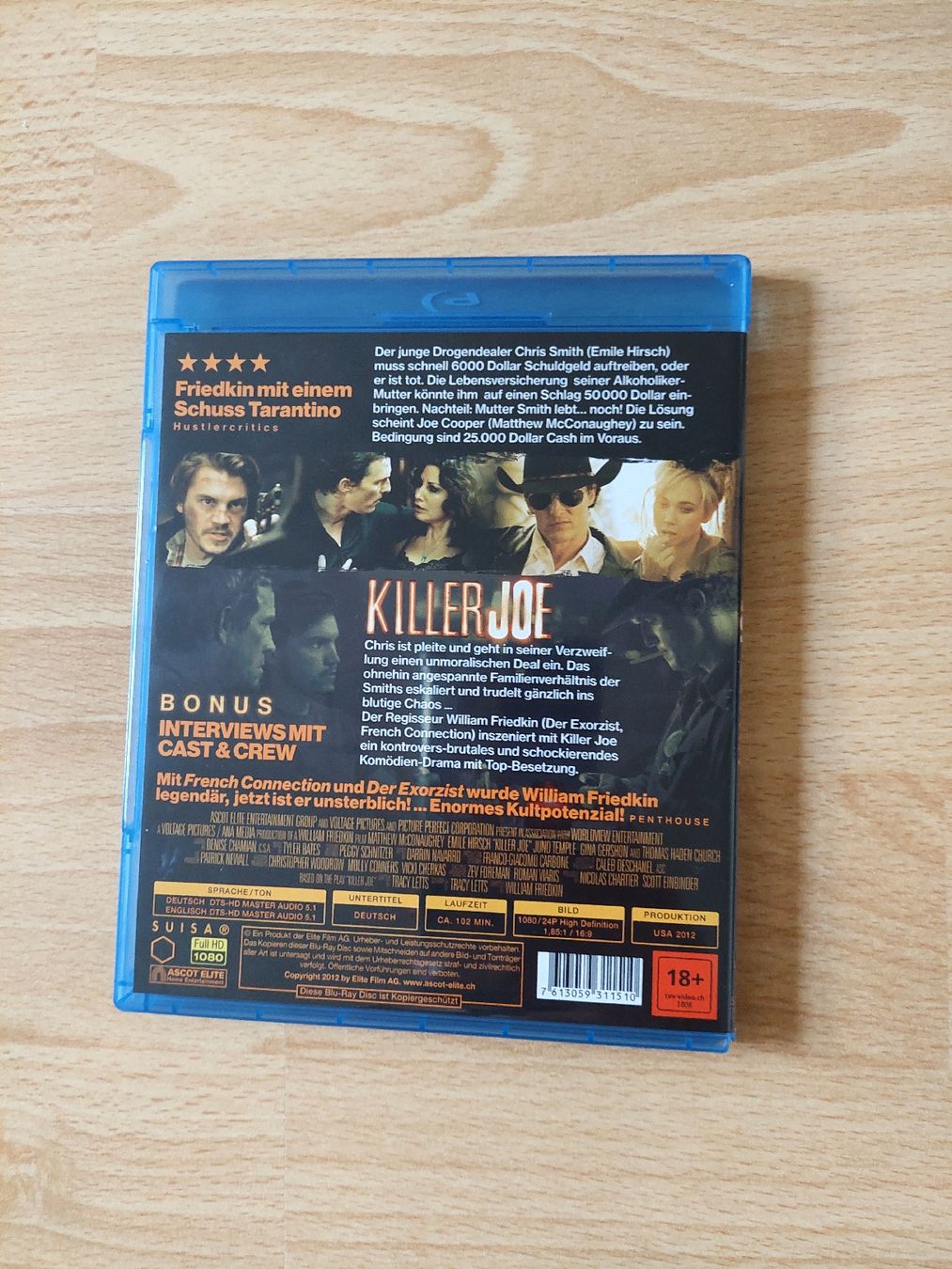 Alle DVDs: killer Joe bluray – Gebraucht aus Biel/Bienne von Totalkelly 1