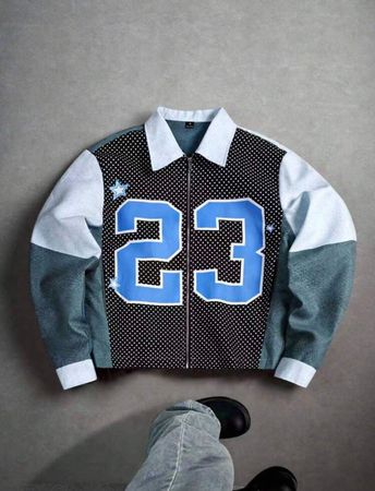 Blue Number 23 Varsity Jacket