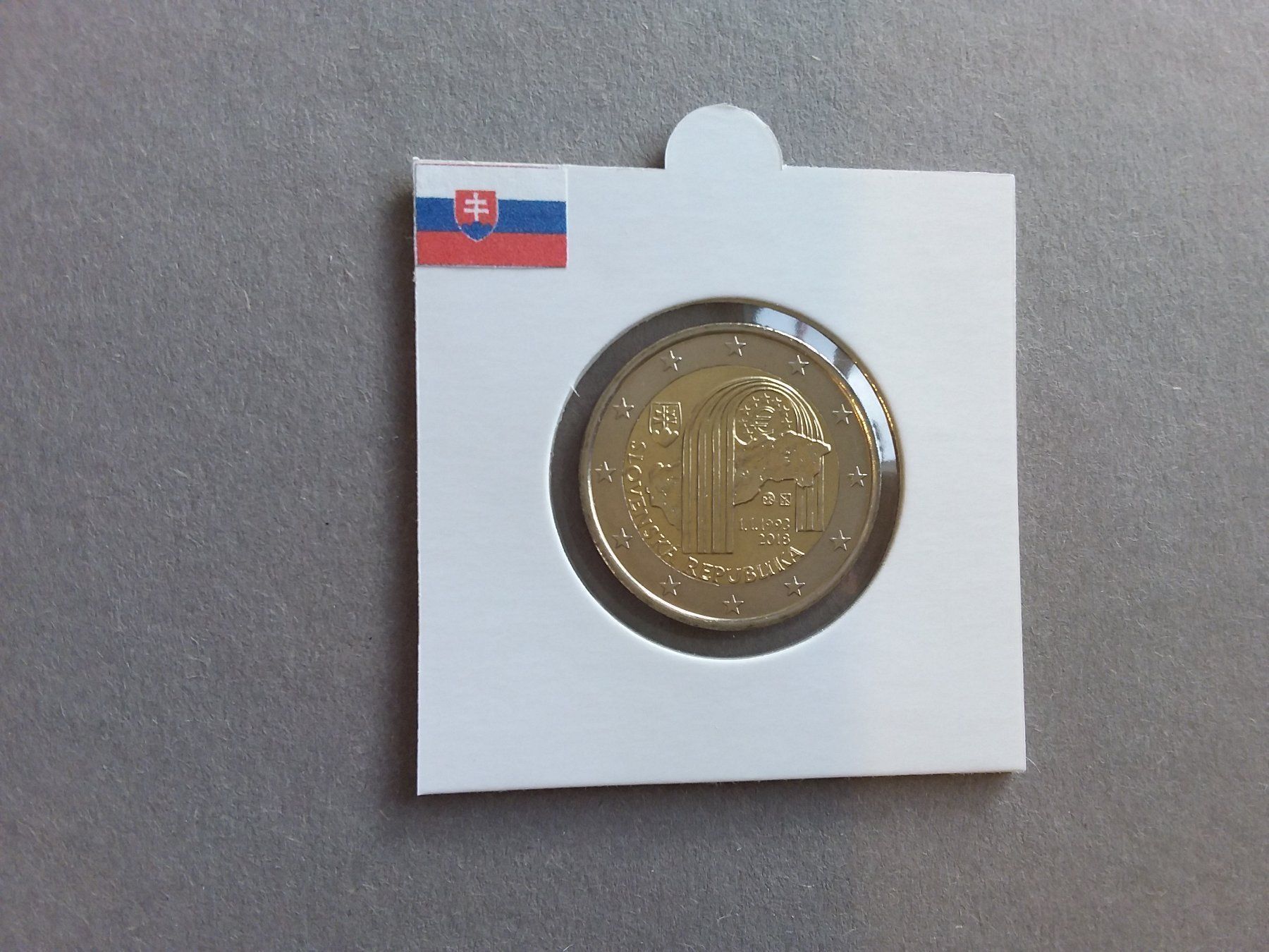 Tutti le monete: 2 Euro Slowakei 2018 Republic – Nuovo (secondo la descrizione) da Unterägeri venduto da Ferreira_81