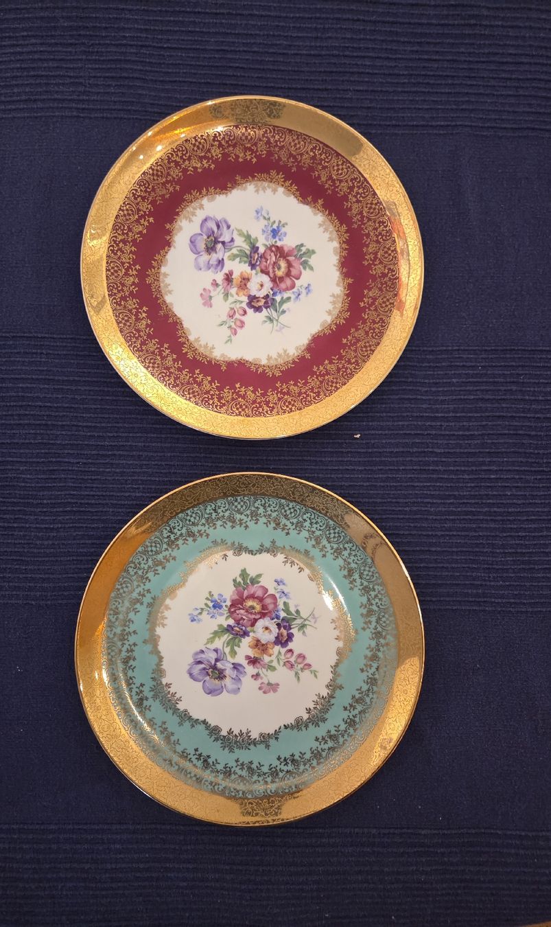 Piatti: 2 Teller Royal Bavaria mit Goldrand – Usato da Zug venduto da dhs87
