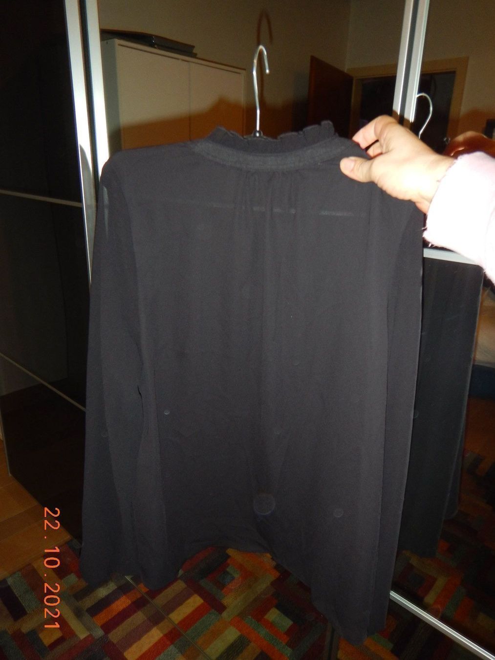 Chemisiers: Blusa nera donna chiffon – Neuf (Voir description) à Coldrerio par Addicted2Art 1