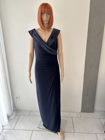 Lauren Ralph Lauren Evening Dress, Size 12, Navy Blue