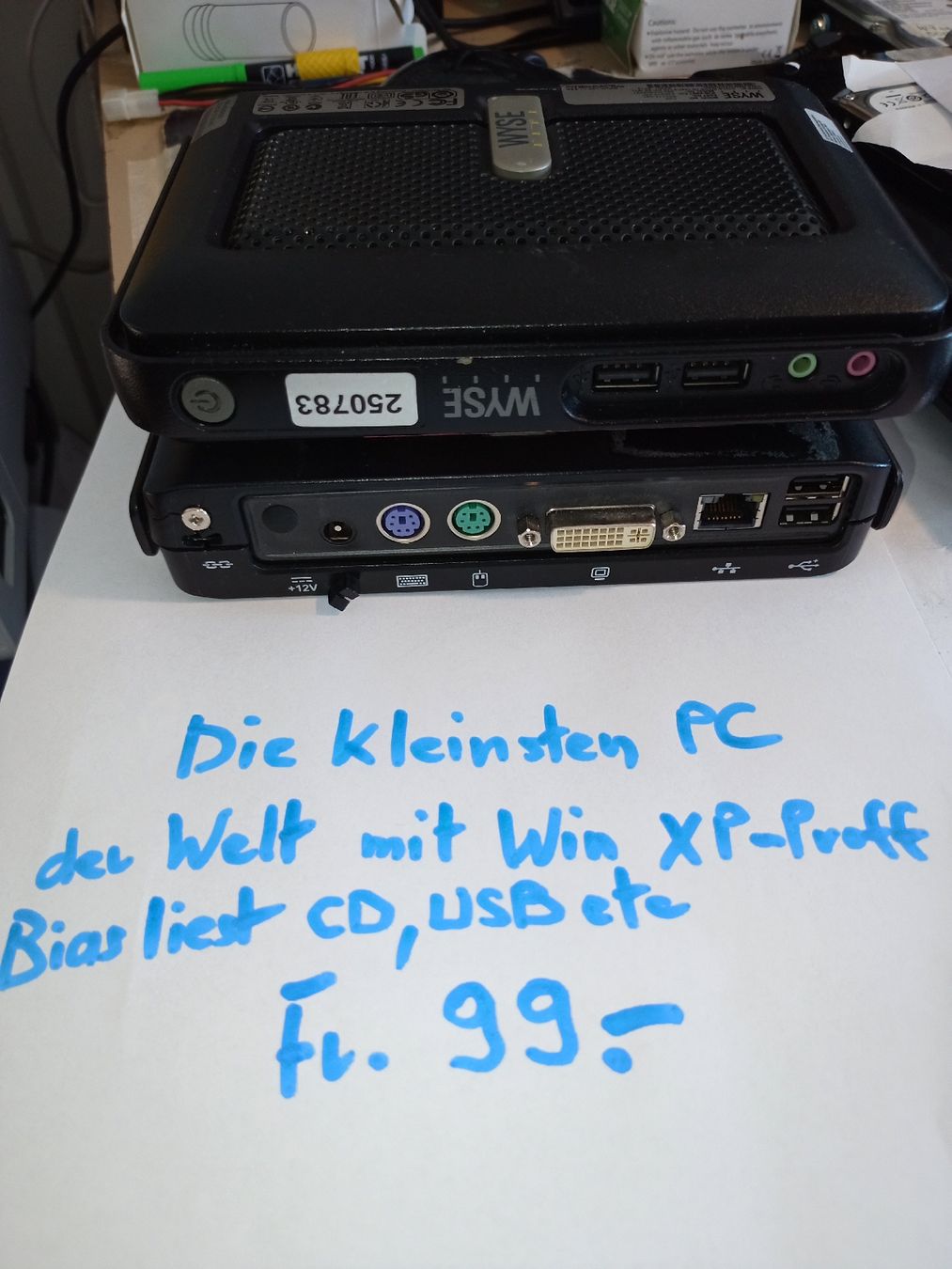 PCs: PC mini wyse c10le win X proffesione+gratis uhrl – Gebraucht aus wila von audi48 2