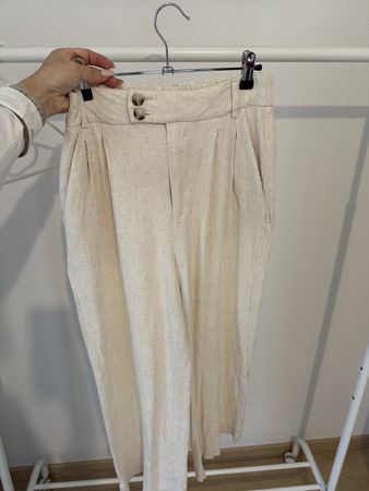 Stradivarius Leinenhose Gr. 38