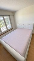 Weisses Boxspringbett 160 × 200 cm 