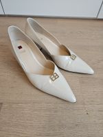 Högl Pumps Lack Leder creme-weiss, Gr.39