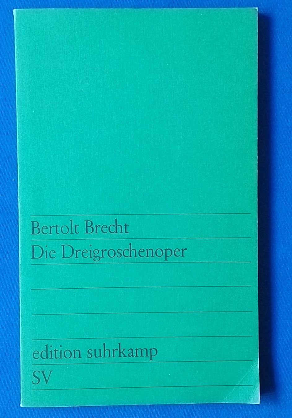 Libri: Bertold BRECHT: Die Dreigroschenoper. Suhrkamp – Usato da Zürich venduto da Flitzi2005 1