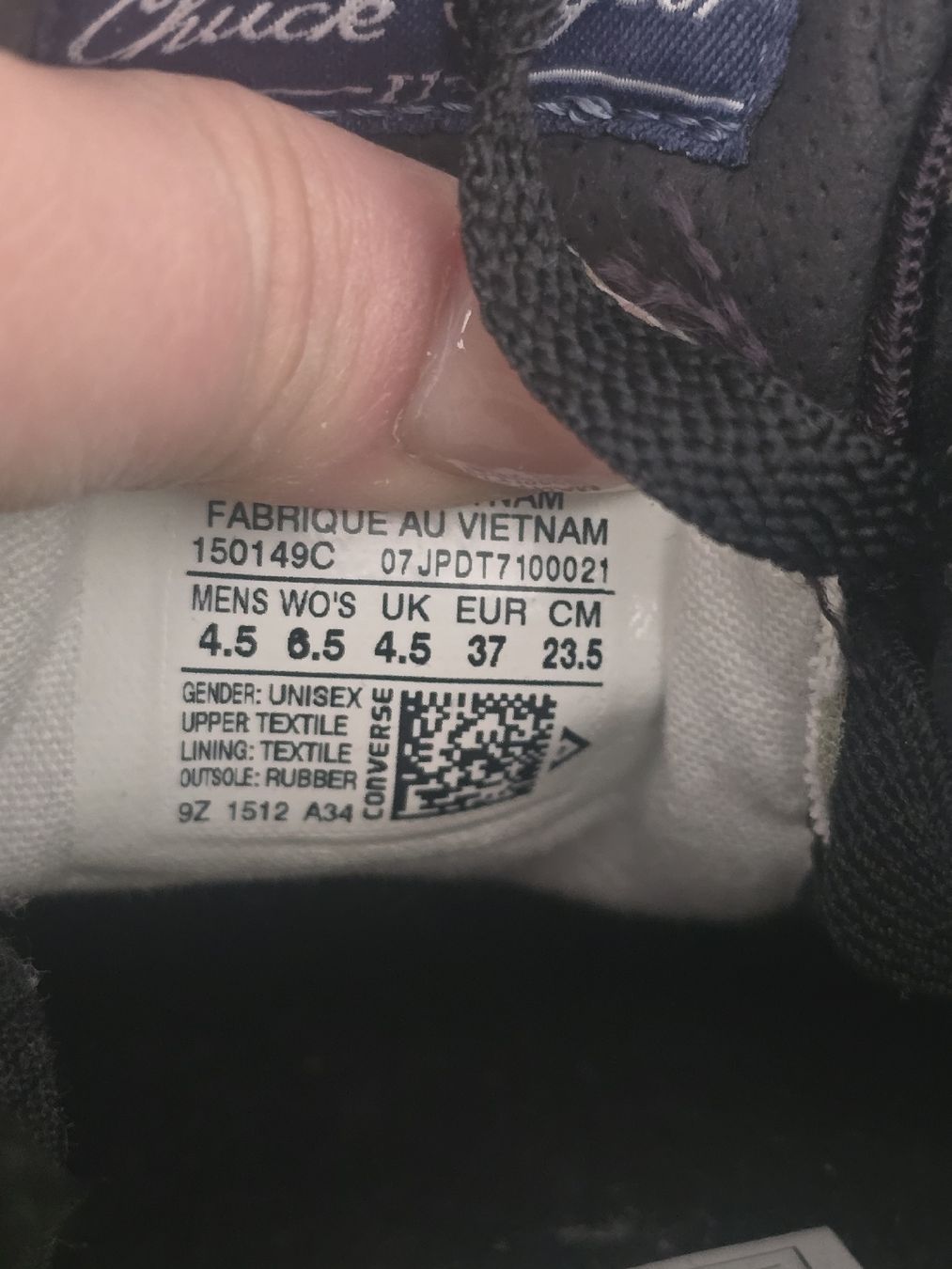 Converse Scarpe da uomo: Converse Schwarz/weiss Gr.37 - Neu – Nuovo (secondo la descrizione) da Hägglingen venduto da Raff_Ella 4