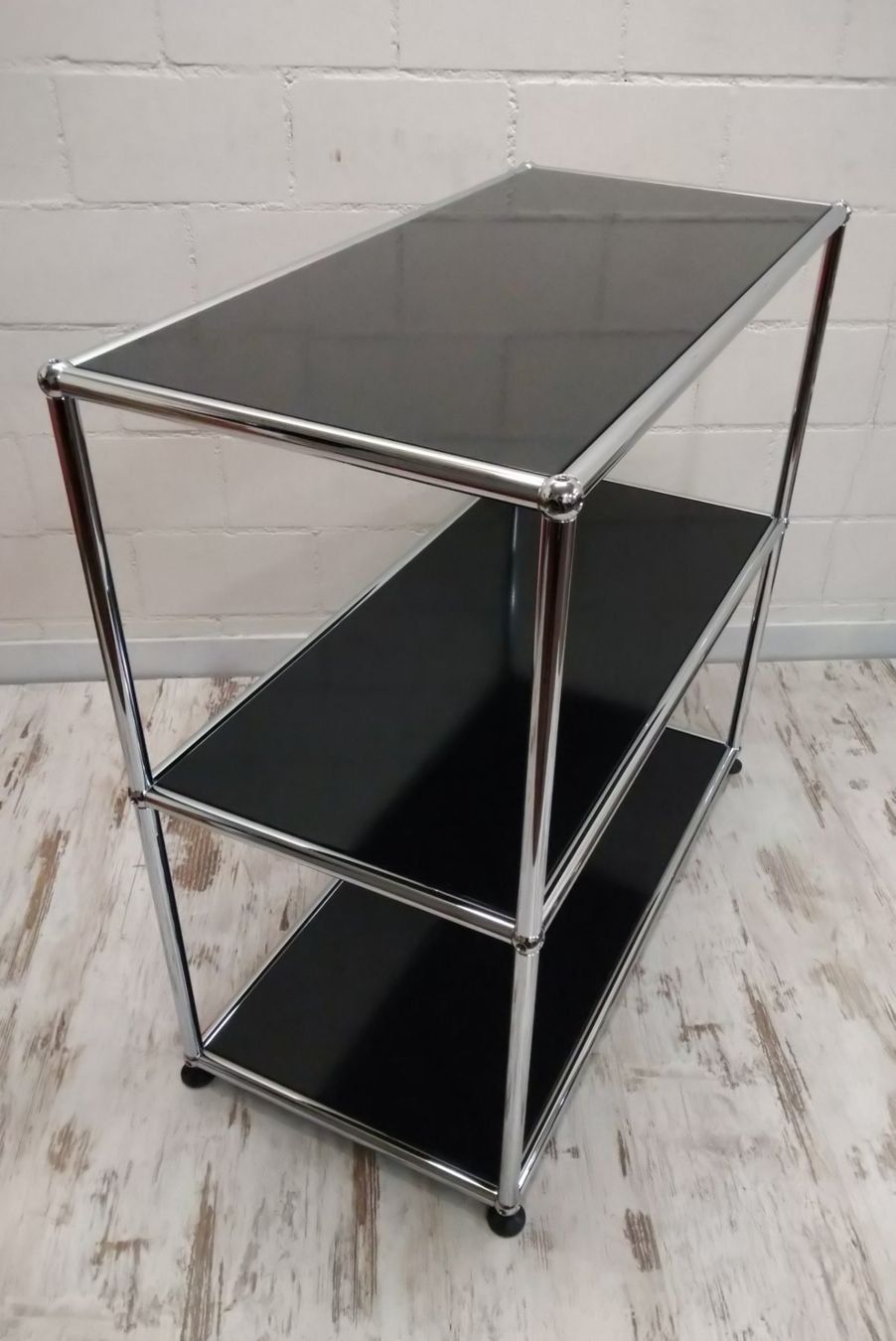 USM Korpus: USM Haller Regal 1x3 Graphitschwarz – Gebraucht aus hombrechtikon von Marijo 1