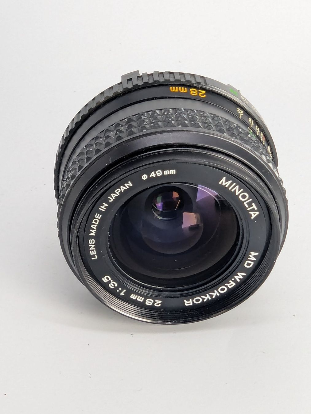 Minolta Obiettivi: Minolta MD Rokkor 28mm 1:3.5 – Usato da Bischofszell venduto da Blende2 2