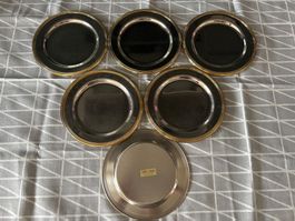 Hogri Design 6 x Unterteller / Untersetzer / Brottteller