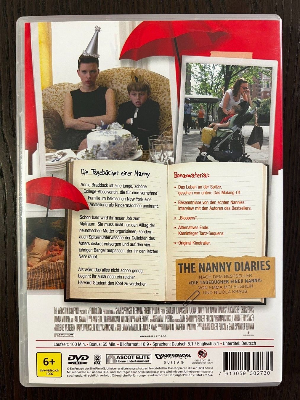 Tutti i DVDs: Nanny Diaries – Usato da Zürich venduto da FilmFreunde 1