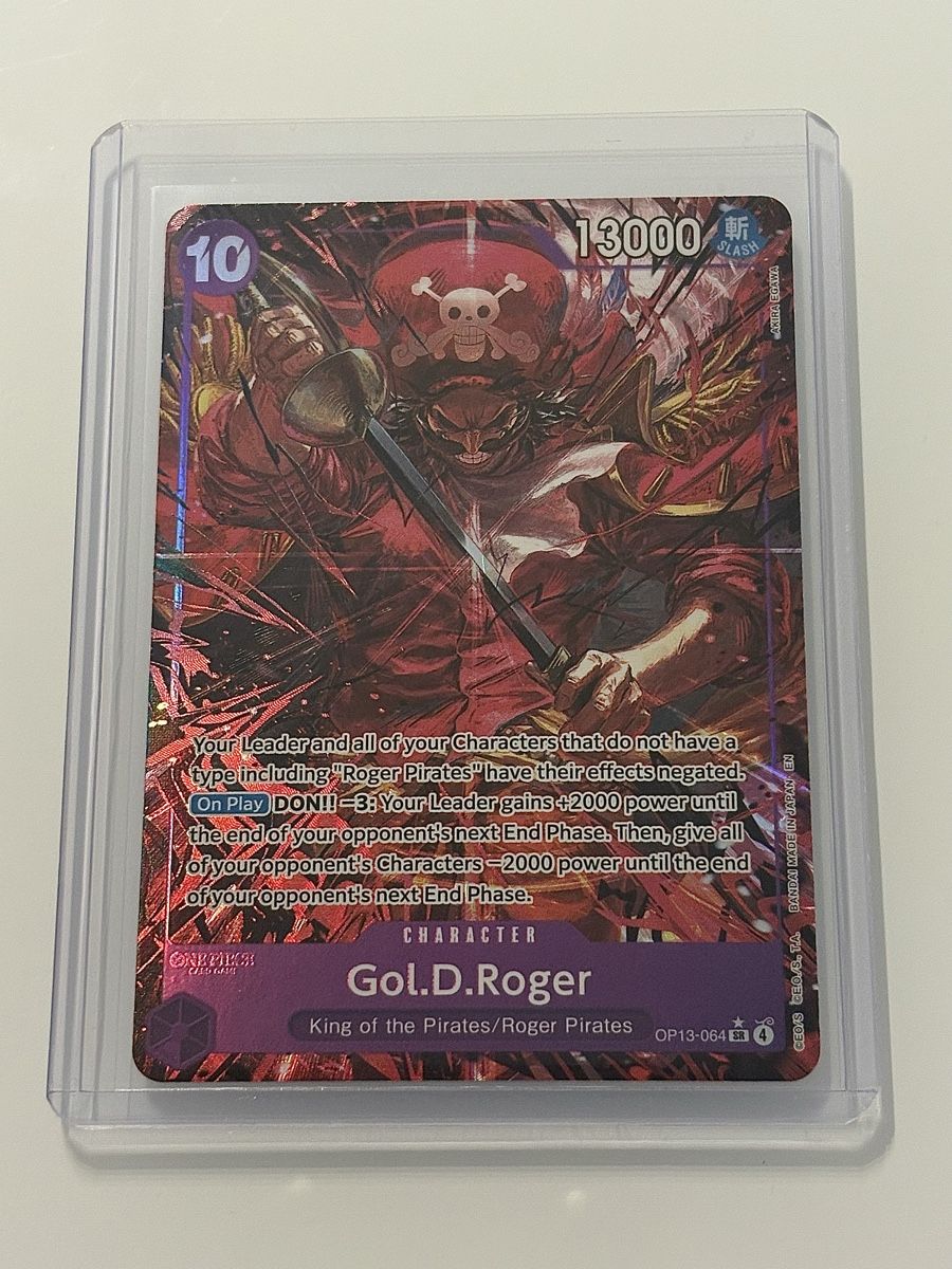 Bandai Sammelbilder & Trading cards: One Piece TCG - Gol.D.Roger OP13-064 – Neu (gemäss Beschreibung) aus Pieterlen von Mira_o7