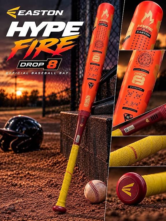 Altri accessori: Mazza da baseball Easton Hype Fire – Nuovo e nell'imballaggio originale da Montagnola venduto da nat_qs7w