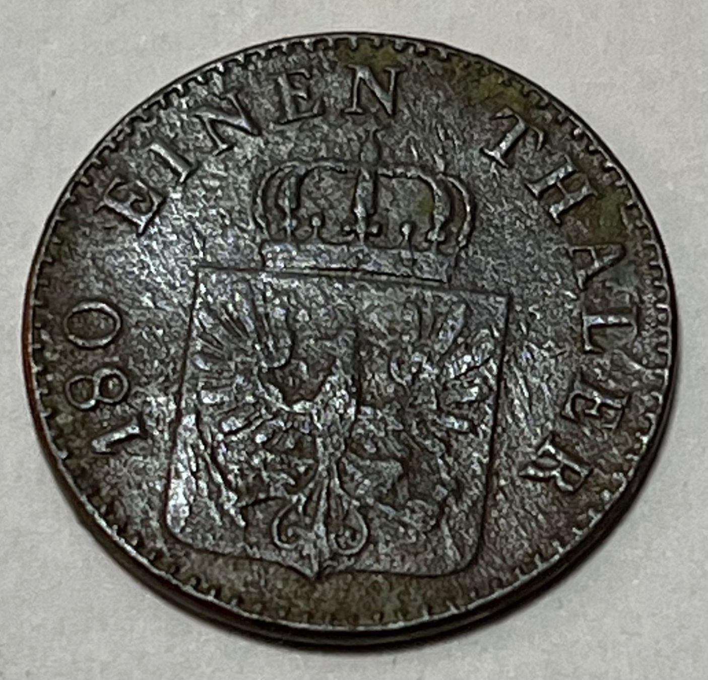 Tutti le monete: 2 Pfennigs - Frederick William IV - 1852 – Usato da Dietikon venduto da Numis8953 1