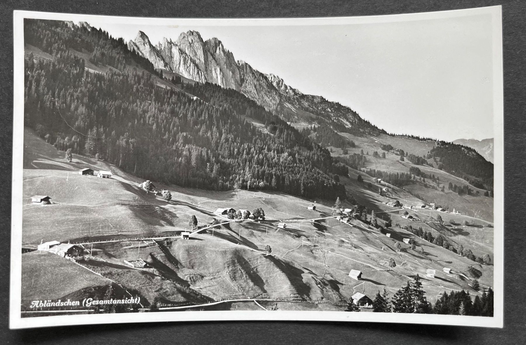 Ansichtskarten: Abländschen mit Gastlosen/ ca. 1940 – Gebraucht aus Ostermundigen von DaxKarten-75