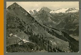  AK sw Wasserngrat BE Berghaus, Gstaad ≈ 1949 