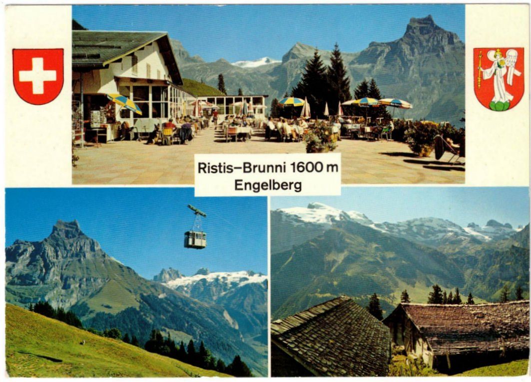 Cartoline postali: Engelberg - 3 Bild AK Brunni – Usato da Binningen venduto da Mountainrider