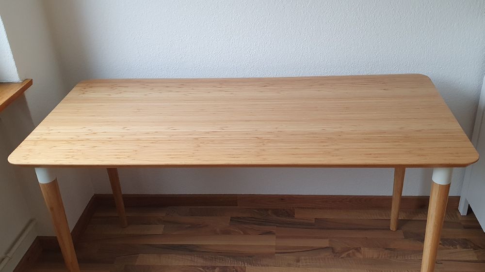 Tisch Bambus IKEA ANFALLARE / HILVER Kaufen auf Ricardo