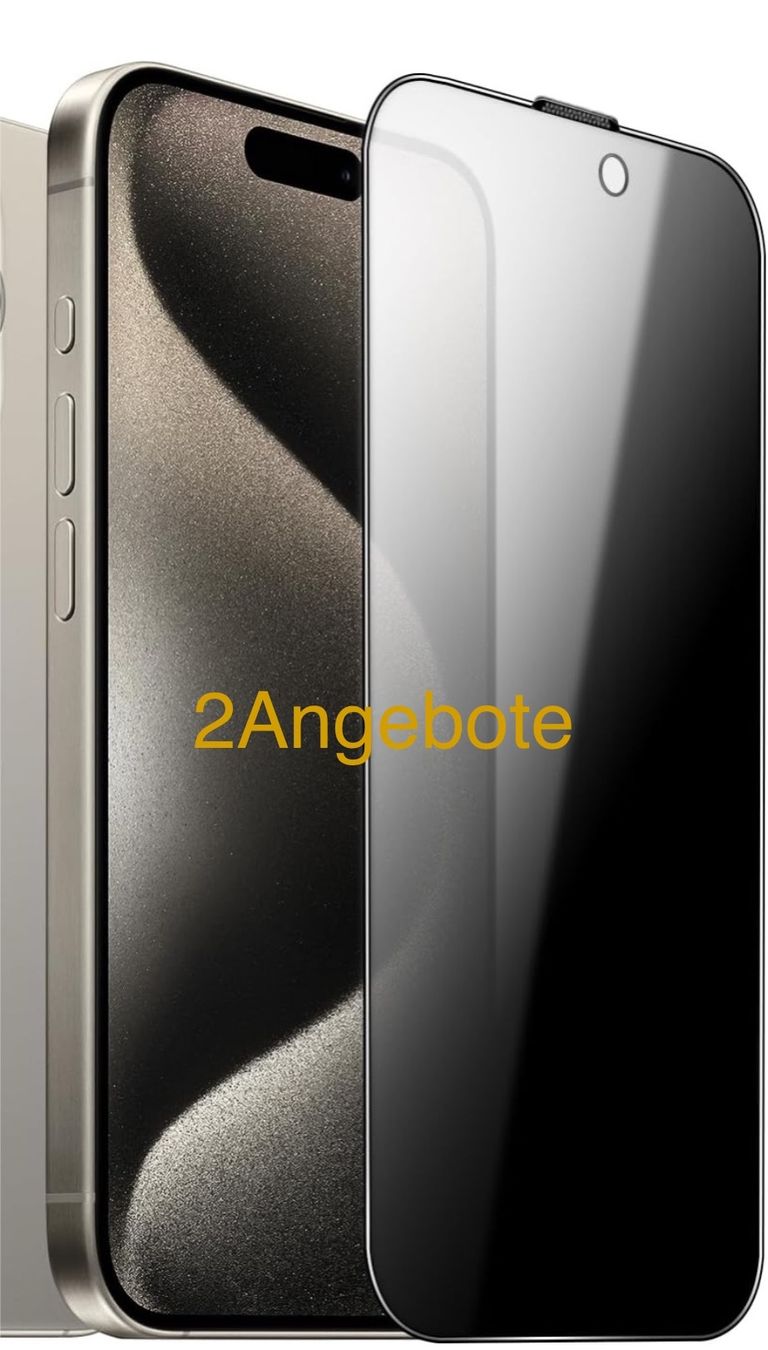 Apple Cover & Protezioni schermo: iPhone 16 Plus Anti Spy Panzerglas / Privacy – Nuovo e nell'imballaggio originale da Rudolfstetten venduto da 2Angebote