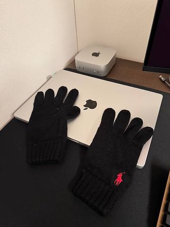 POLO RALPH LAUREN SIGNATURE PONY WOOL GLOVES