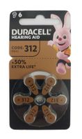 Duracell Hörgerätebatterien 312 | 6 Stück | NEU & OVP!