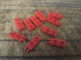 lego 4276b lot de 10 pièces Red Hinge Plate 1 x 2