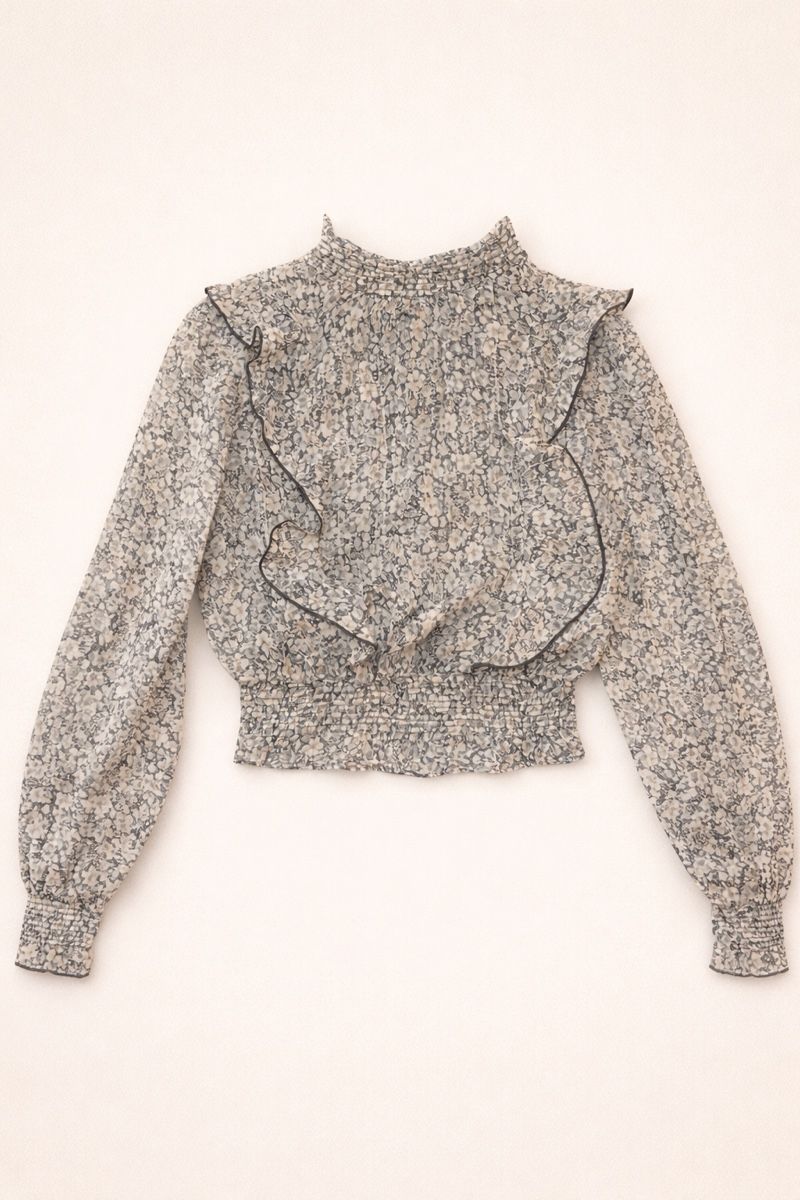 Tally Weijl Camicette: BLOUSE FLEURIE A VOLANTS – Nuovo (secondo la descrizione) da Lausanne venduto da KeNaChic 1