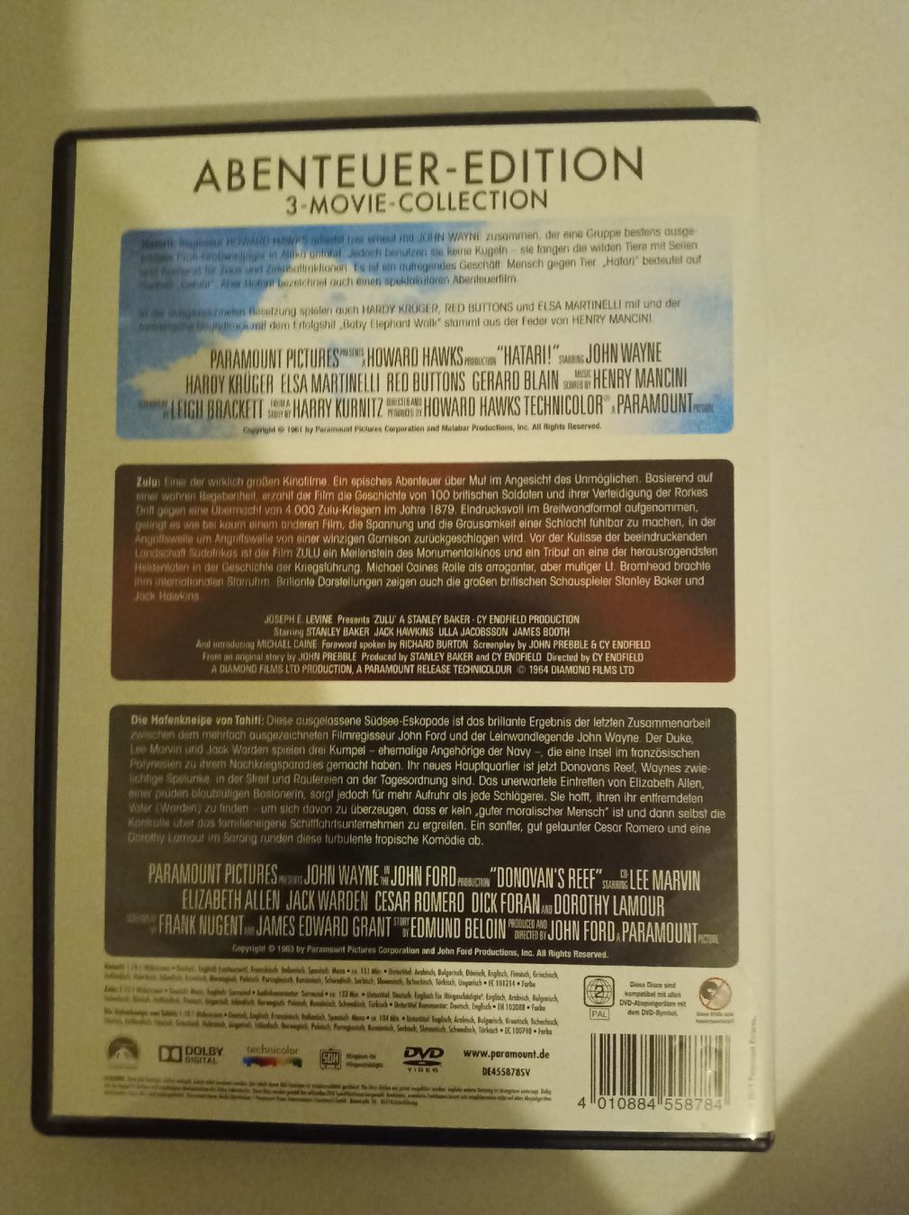 Tutti i DVDs: Abenteuer-Edition:  3 Filmklassiker – Usato da Tann venduto da Veebee6 1