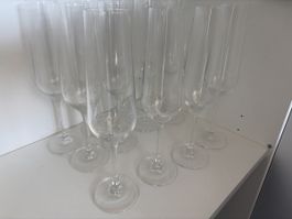 12 Stück Champagner Gläser 