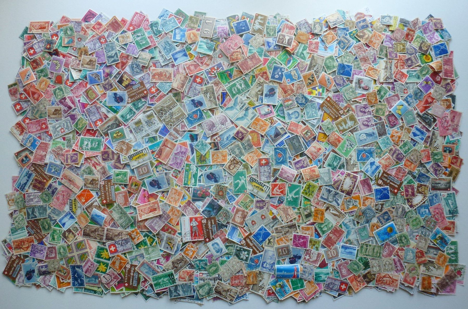 Alle Briefmarken: ++X-Tausend Briefmarken Schweiz ab Strubel – Gebraucht aus Walkringen von Casablanca777