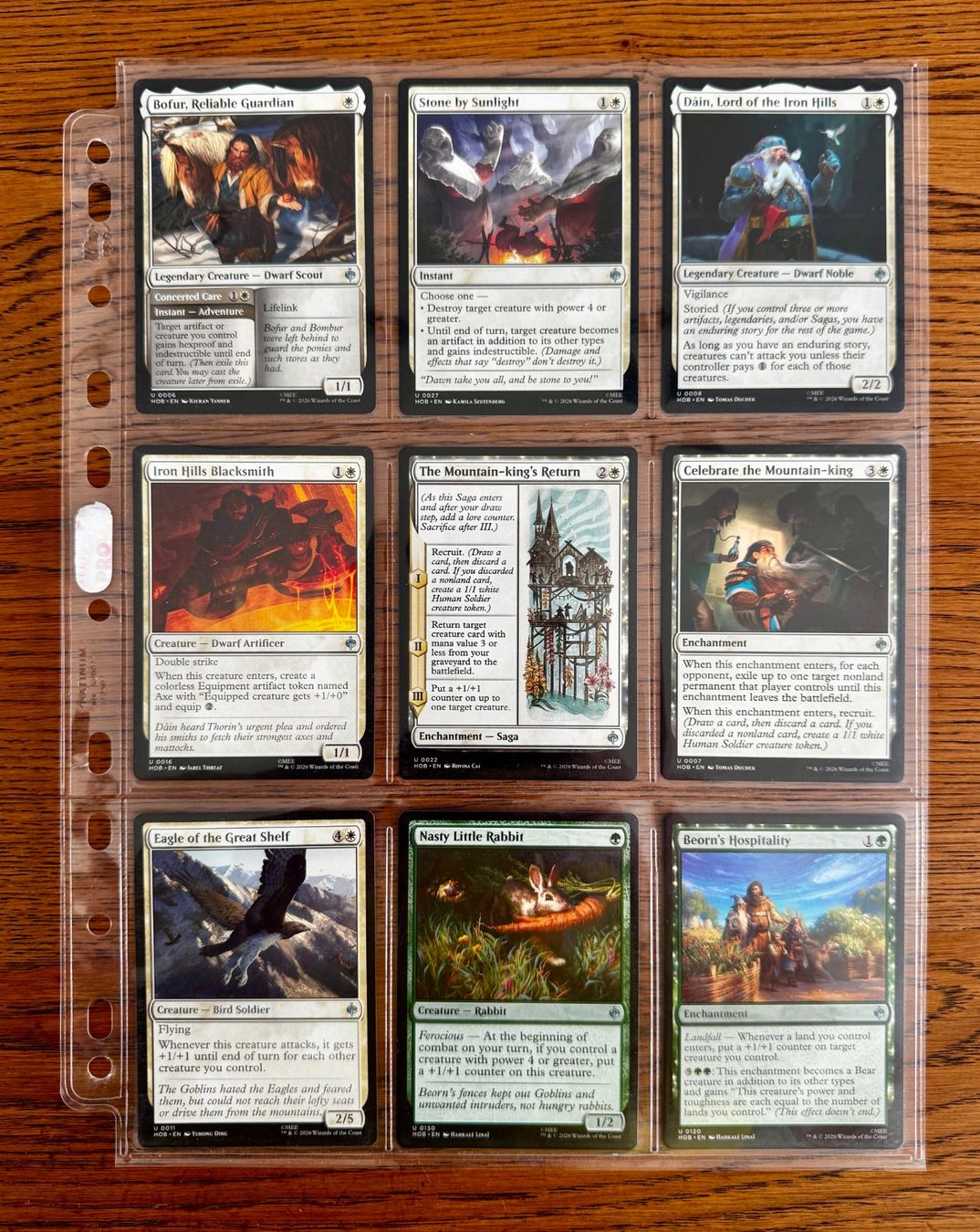 Magic The Gathering Sammelbilder & Trading cards: The Hobbit Uncommons 38stk. – Neu (gemäss Beschreibung) aus Rechthalten von hosme_be