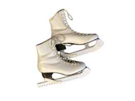 KÜNZLI LADY Schlittschuhe mit Hudora Kufen Gr. 5.5
