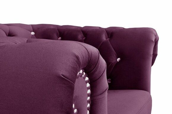 Divani: Chesterfield Sofagarnitur 2+1 Sitzer Design Couch Sofa – Nuovo e nell'imballaggio originale da Zug venduto da jvmoebel-schweiz 6