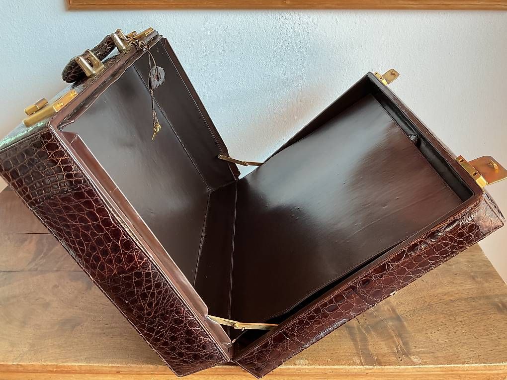 Valigie & Borse: Borsa valigetta porta documenti pelle coccodrillo  – Usato da Gudo venduto da ele_7h2r 2