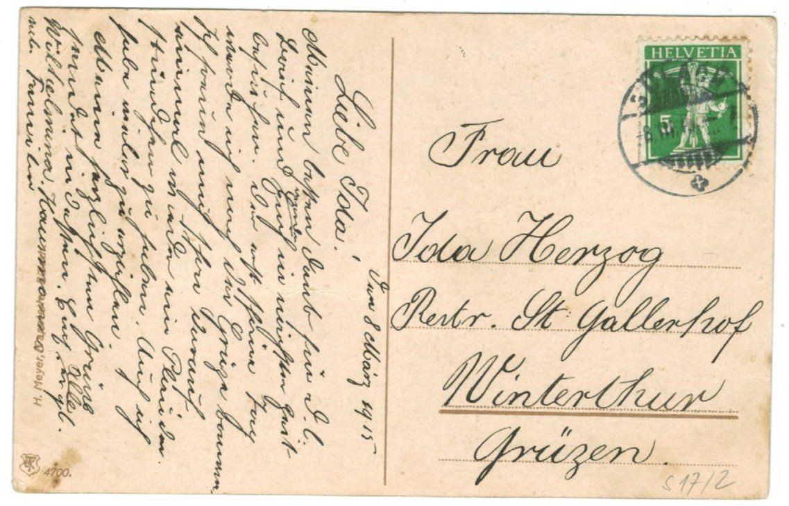 Ansichtskarten: AK Bülach 1915 – Gebraucht aus Zürich von Tolima194 1