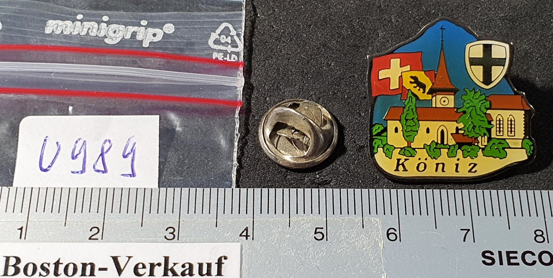 Placchette & Badge: U989 - Pin Köniz Kirche – Usato da Reinach BL venduto da Boston-Verkauf 2