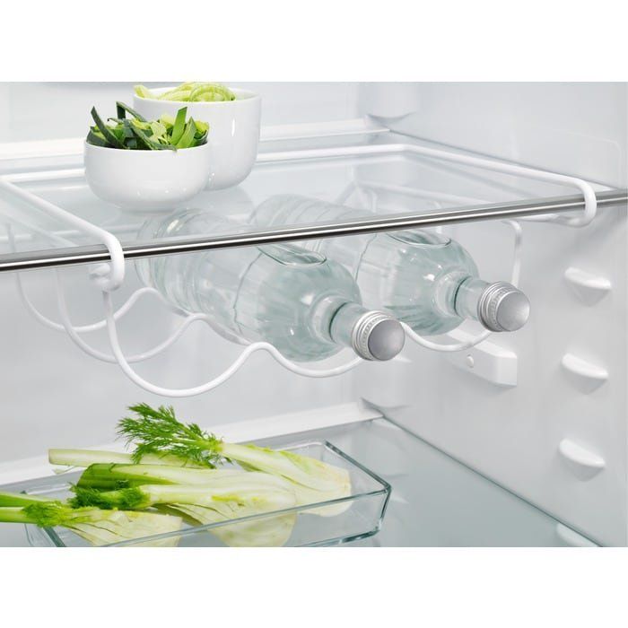 Kühlschrank Flaschenhalter Flaschenhalter Für Kühlschrank 00744473 – Kompatibel Mit Bosch, Transparent Mit Edelstahlleiste, 47x9,5x12 Cm