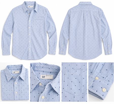 Chemise GAP homme, taille m, rayures bleues - État neuf!