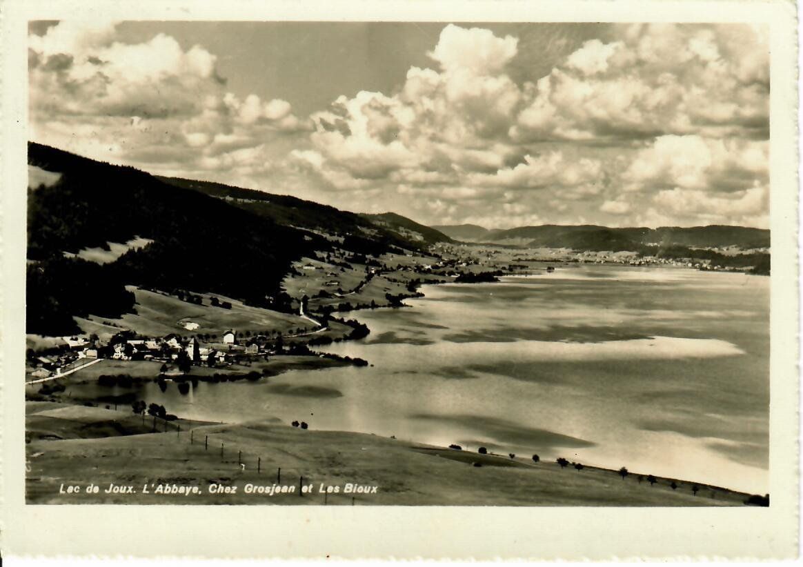 Ansichtskarten: Lac de Joux  1951 – Gebraucht aus Hochdorf von Ziegel-16