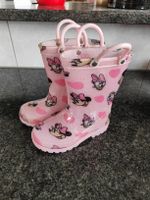 Minnie Maus Gummistiefel Pink Grösse 24 Glitzer Regenzeit