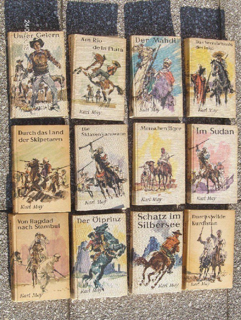 Bücher: Karl May Winnetou 2 3 Mark Twain  Bücher – Gebraucht aus Schlattingen von Schmidi50