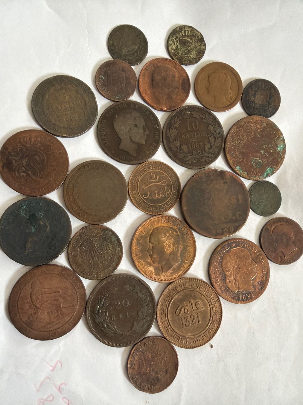 Tutti le monete: Pièces de monnaie bronze & cuivre – Usato da Hittnau venduto da Pat_yl7f 3