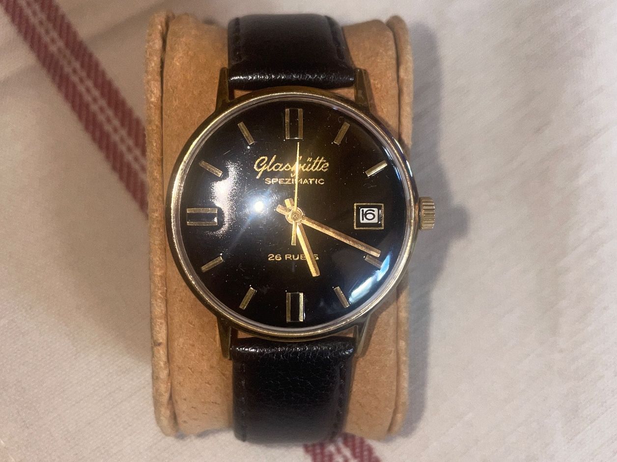 Glashütte Orologi: Glashütte Spezimatic Automatic Uhr 26 Rubine – Usato da Sta. Maria V. M. venduto da perpeline
