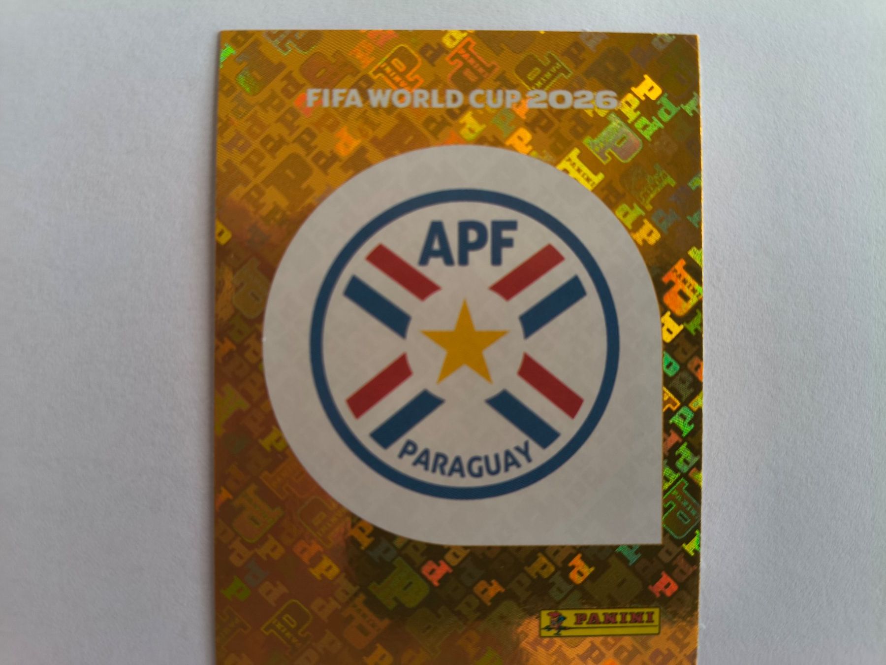 Panini Carte collezionabili: W Cup 2026 Paraguay N°1 – Nuovo (secondo la descrizione) da Fontainemelon venduto da cathare67
