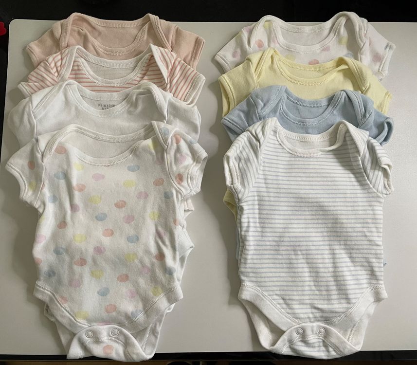 NEXT Kurzarm Bodys 5er Pack - 100% Baumwolle Organic