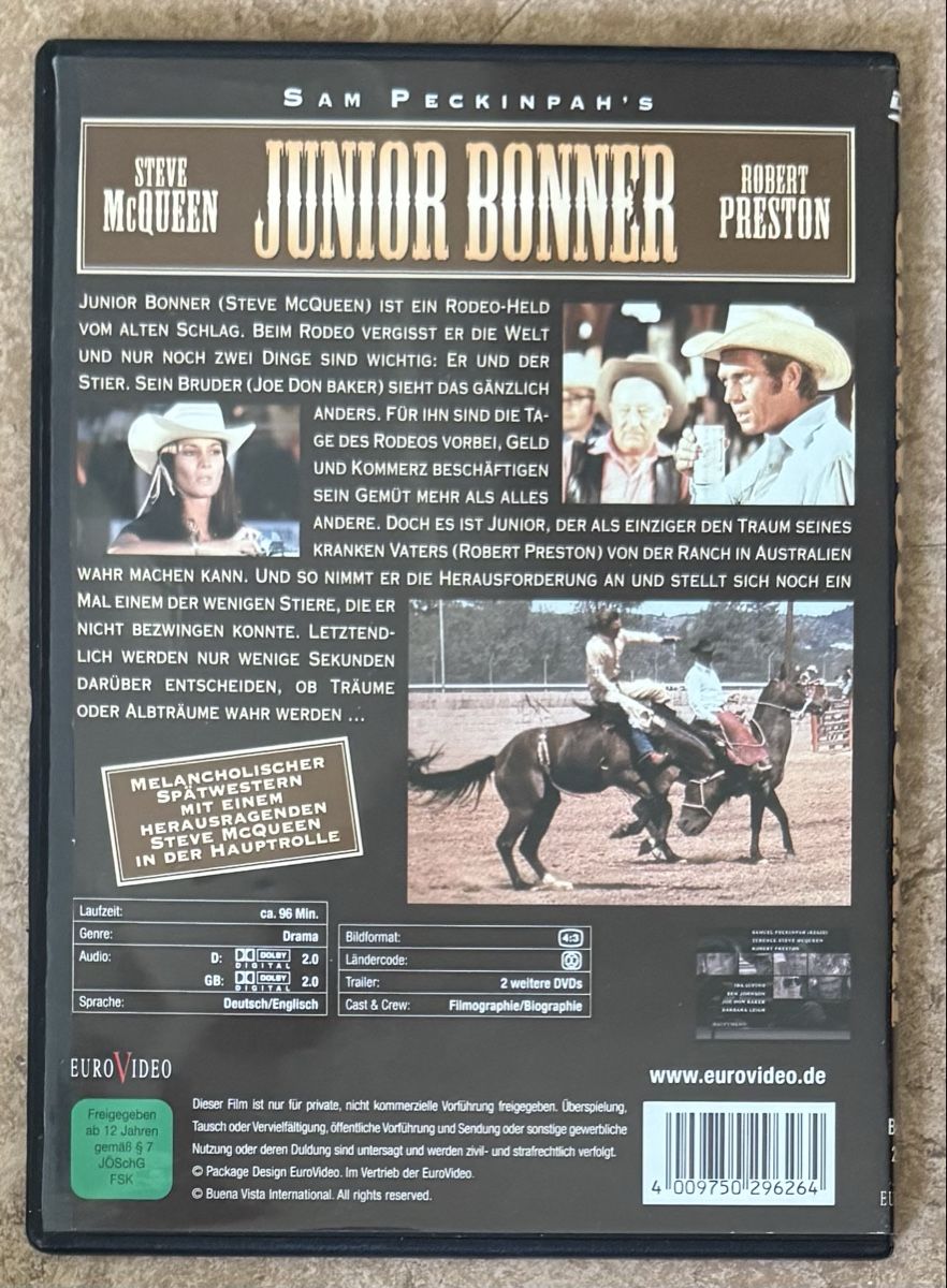 Tous les DVDs: JUNIOR BONNER  – Neuf (Voir description) à Dietikon par AndreaSch01 1