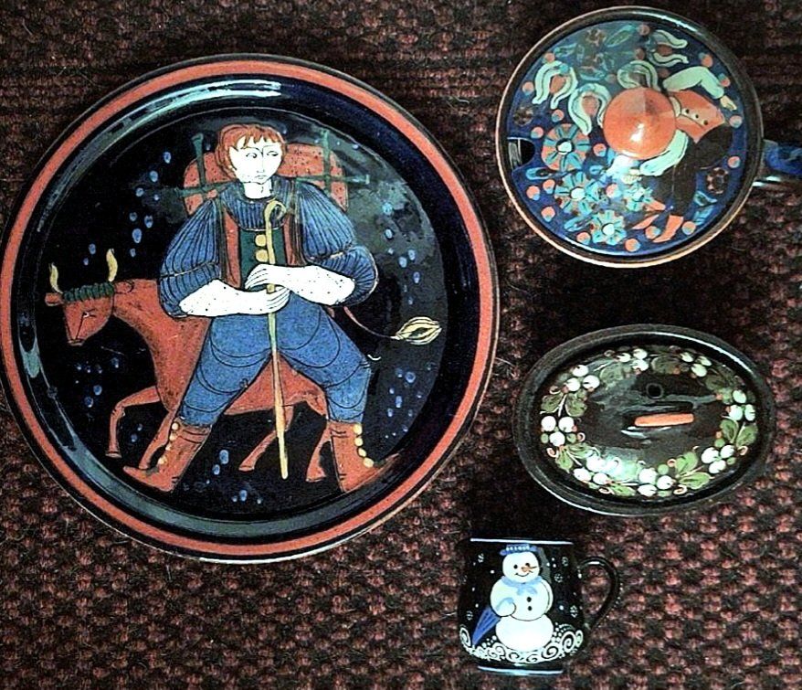 Set di piatti: Sehr schönes Kunst-Keramik Geschirr Set, Handbemalt – Usato da Emmenbrücke venduto da abu_9mj8 2