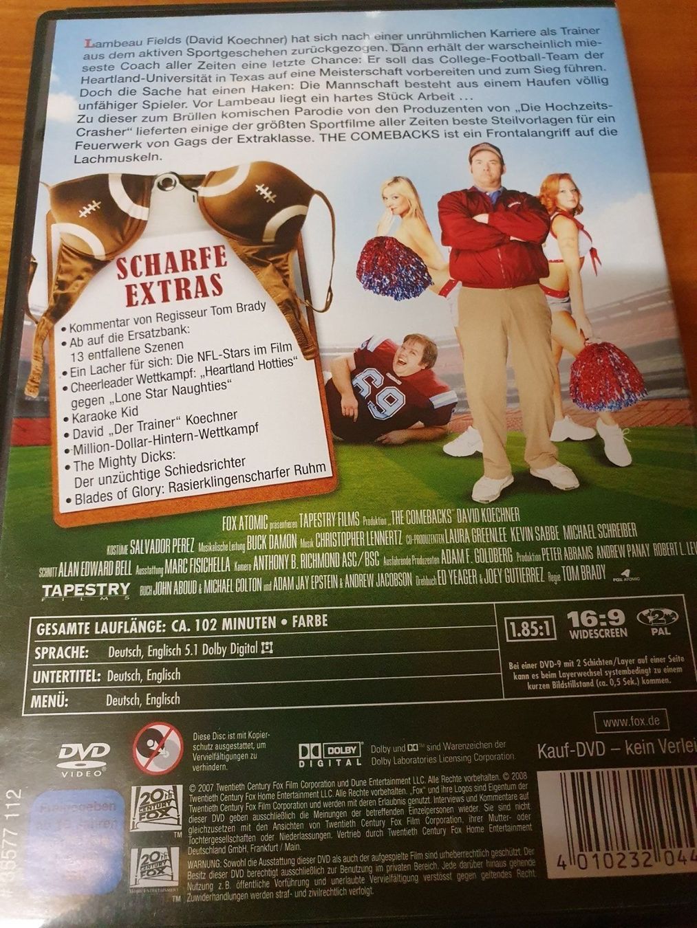 Tutti i DVDs: The Comebacks DvD – Usato da Oberdorf BL venduto da BaldenEagle 1